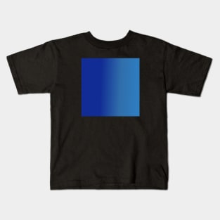 Blue Gradient Color Kids T-Shirt